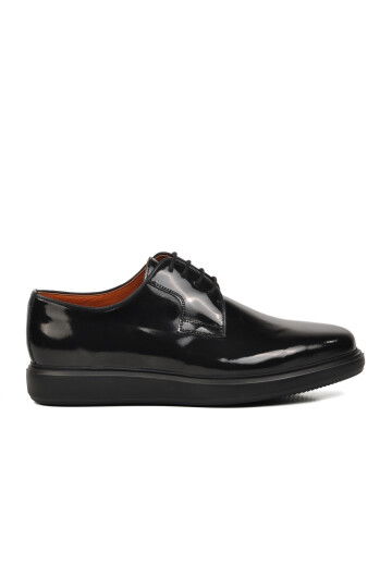 Black Patent Leather Genuine Leather Mens Casual Shoes Premium 33275 M