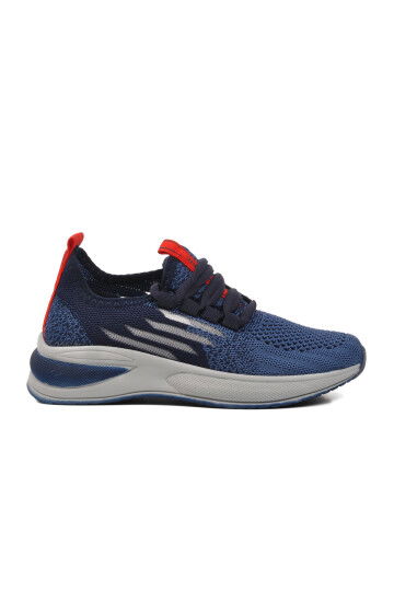 Navy Blue-Ice-Red Childrens Sneakers Ravello F
