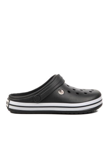 Black Eva Lightweight Mens Sabo Slippers 214 M