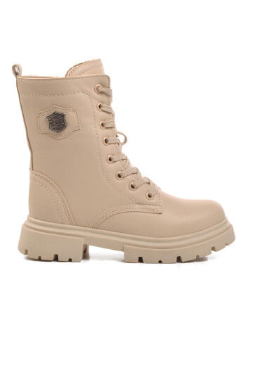 Beige Childrens Boots 24028 F