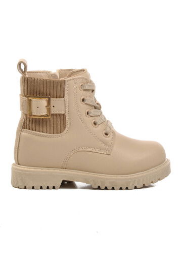 Beige Childrens Boots 24030 P