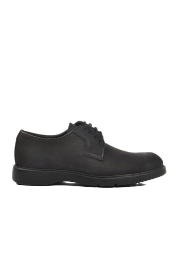 Black Nubuck Mens Casual Shoes 33277 M