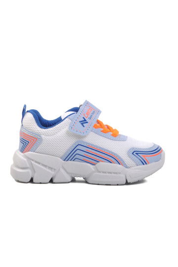 White-Blue Childrens Sports Shoes A-36 P