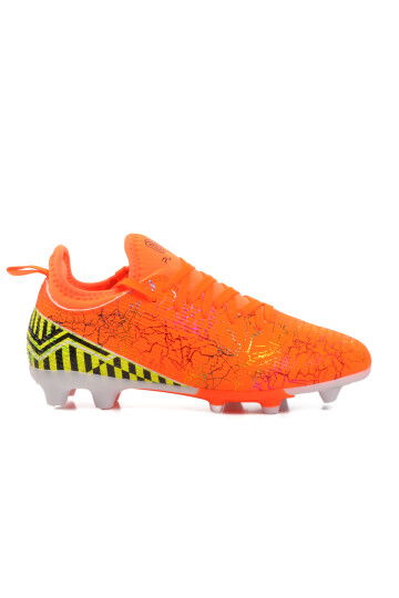 Orange Elastic Ankle Kids Cleats FK-241-129