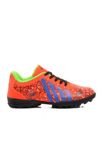 Orange Kids Artificial Turf Shoes Spider F