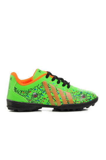 Green Kids Artificial Turf Shoes Spider F