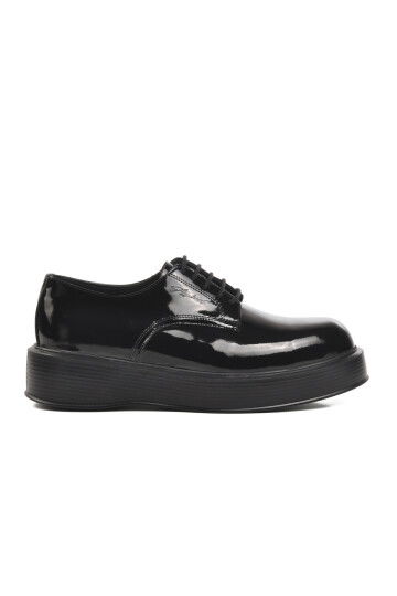 Black Patent Leather Mens Classic Shoes Premium 2128 M