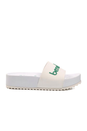 White Womens Slippers Benetton BN-1212 Z