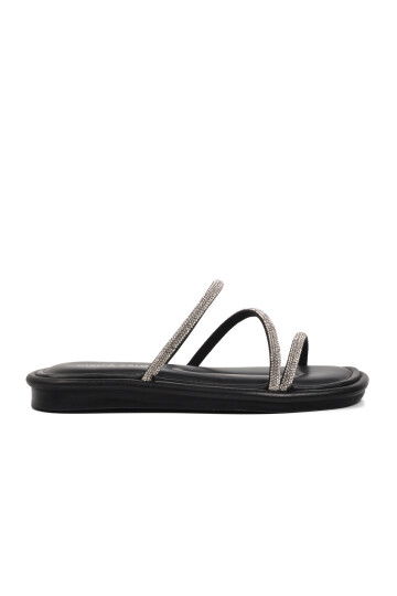 Black Womens Slippers PC-5102 Z