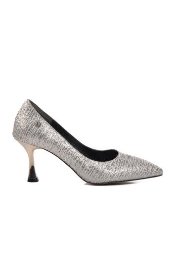 Silver Womens High Heel Shoes PC-54049 Z