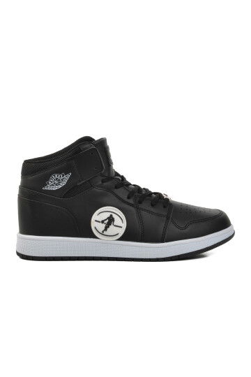 Black-Black-White Mens Hi Sneaker Sloga Hı M