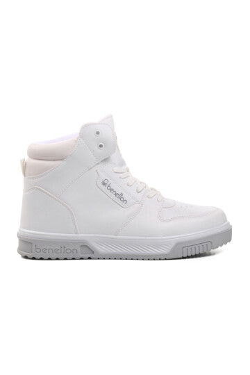 White Unisex Hi Sneaker BN-31085 G