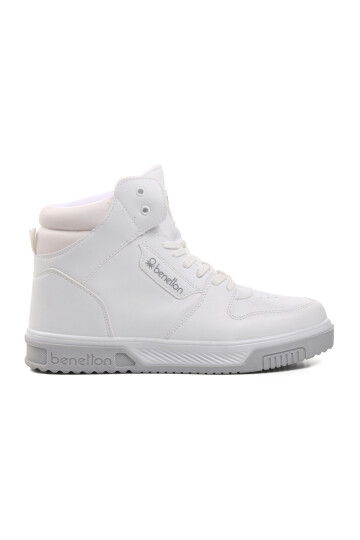 White Mens Hi Sneaker Bn-31087 M