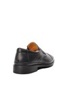 Black Genuine Leather Mens Casual Shoes 023 M