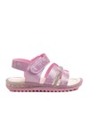 Pembe Simli  Bebek Düz Sandalet Ayakmod Arz 1000 B