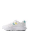 White-Yellow Womens Sneakers Deren G