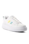 White-Yellow Womens Sneakers Deren G