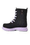 Black-Lilac Girls Boots Peris P
