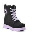 Black-Lilac Girls Boots Peris P