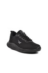 Black Mesh Lightweight Flexible Unisex Sneakers Aldan G