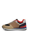 Beige-Navy-Red Womens Sneakers Benin G
