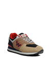 Beige-Navy-Red Womens Sneakers Benin G