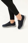 Navy Blue Ice Mesh Light Flexible Narrow Fit Womens Sports Shoes Flexible G