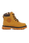 Cat Yellow Polyurethane Kids Boots 1782 P