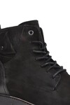 Black Nubuck Genuine Leather Mens Boots 153-5313 M