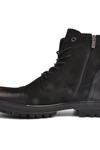 Black Nubuck Genuine Leather Mens Boots 153-5313 M