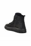 Black Nubuck Genuine Leather Mens Boots 250212 M