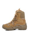 Beige Nubuck Waterproof Mens Outdoor Boots P1490 M