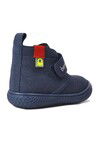 Navy Blue Velcro Baby Boots BN-30490 B