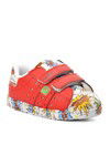 Red Velcro Baby Sneakers BN-30844 B