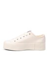 White Lace-Up Womens Sneakers BN-30867 Z