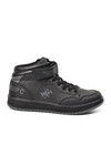 Black Velcro Unisex Kids Ankle Sneaker PO-10302-1