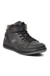 Black Velcro Unisex Kids Ankle Sneaker PO-10302-1