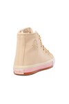 Beige Linen Ankle-Length Womens Sneakers BN-30726 Z