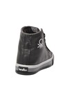 Black Skin Ankle Length Womens Sneakers BN-30726 Z
