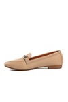 Beige Womens Genuine Leather Casual Shoes CPR-23024 Z