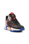 Black-Red Unisex Kids Basketball Shoes London-25K F