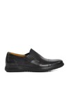 Black Genuine Leather Orthopedic Mens Casual Shoes 341802 M