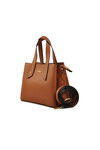 Tan Faux Leather Womens Shoulder Bag 4A10 Bag