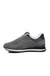 Gray Faux Leather Mens Sneakers Peru 102 19250 M