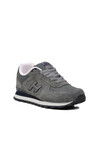 Gray Faux Leather Mens Sneakers Peru 102 19250 M