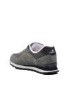 Gray Faux Leather Mens Sneakers Peru 102 19250 M