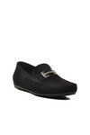 Black Nubuck Mens Loafer Shoes 152-17344 M