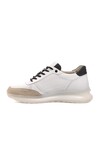 White Genuine Leather Mens Casual Shoes 152-17389 M