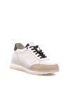 White Genuine Leather Mens Casual Shoes 152-17389 M