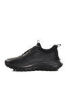 Black Genuine Leather Mens Casual Shoes 152-20337 M